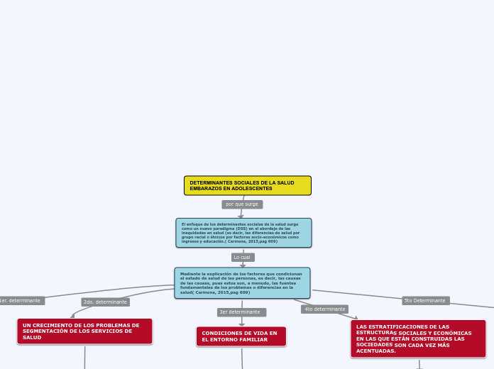DETERMINANTES SOCIALES DE LA SALUD       EMBARAZOS EN ADOLESCENTES