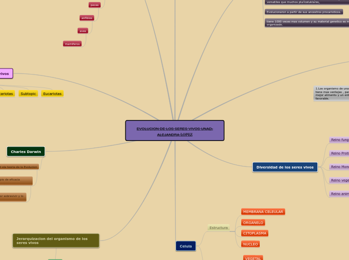 EVOLUCION DE LOS SERES VIVOS UNAD-ALEJANDRA LOPEZ