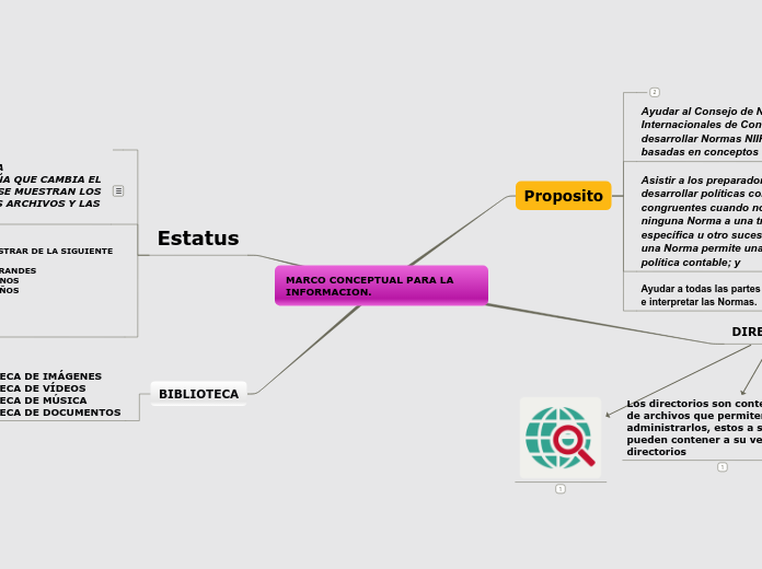 MARCO CONCEPTUAL PARA LA INFORMACION.