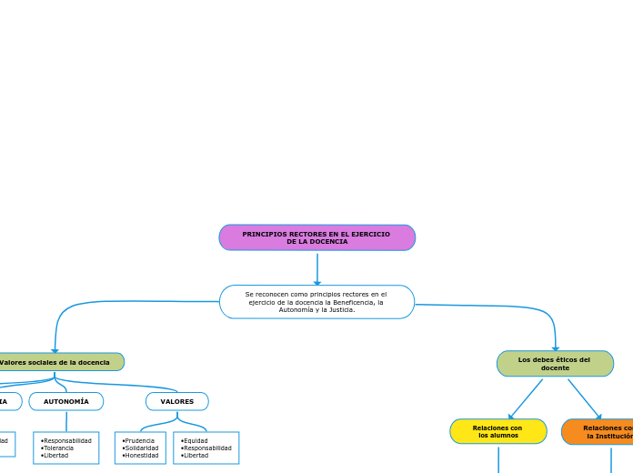 PRINCIPIOS RECTORES EN EL EJERCICIO DE LA DOCENCIA