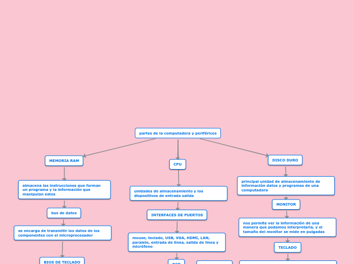 partes de la computadora y periféricos