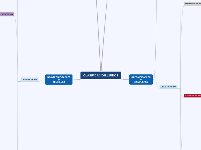 CLASIFICACIÓN LIPIDOS