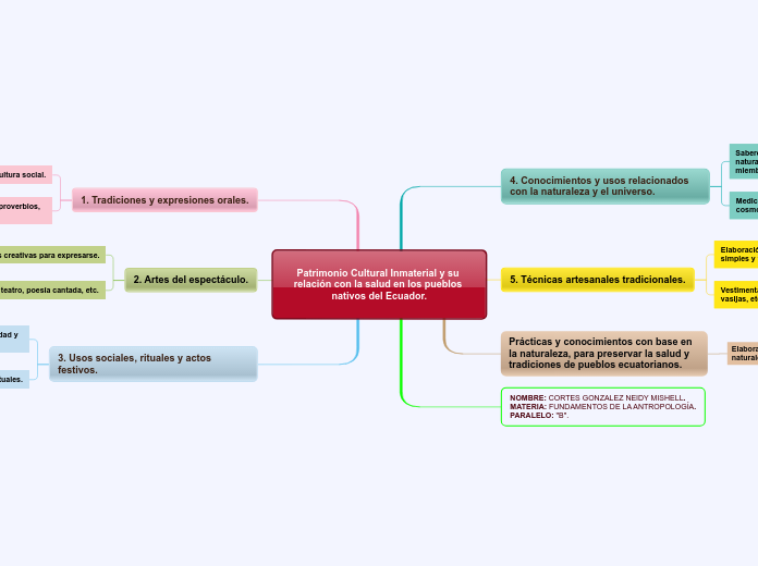 Patrimonio Cultural Inmaterial y su relación con la salud en los pueblos nativos del Ecuador.