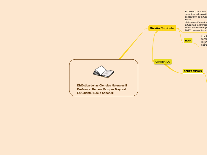 Didáctica de las Ciencias Naturales II         Profesora: Betiana Vazquez Mayoral. 
Estudiante: Rocío Sánchez.