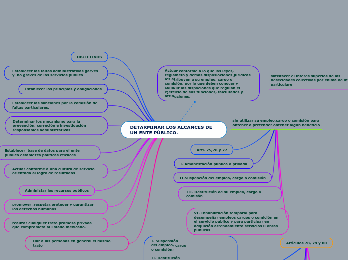 DETARMINAR LOS ALCANCES DE UN ENTE PÚBLICO.