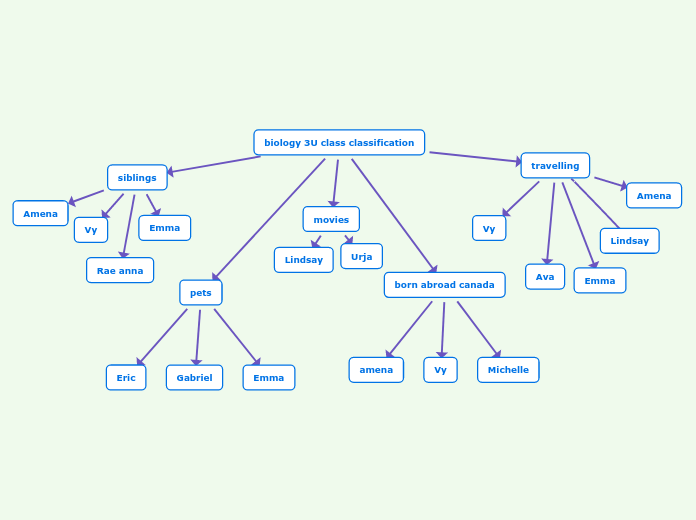 Classmates concept map