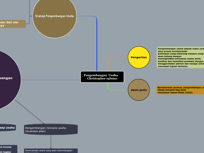 Pengembangan  Usaha                 Christopher salomo