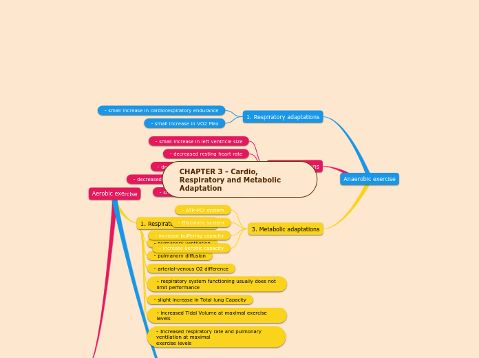 CHAPTER 3 - Cardio, Respiratory and Metabolic Adaptation