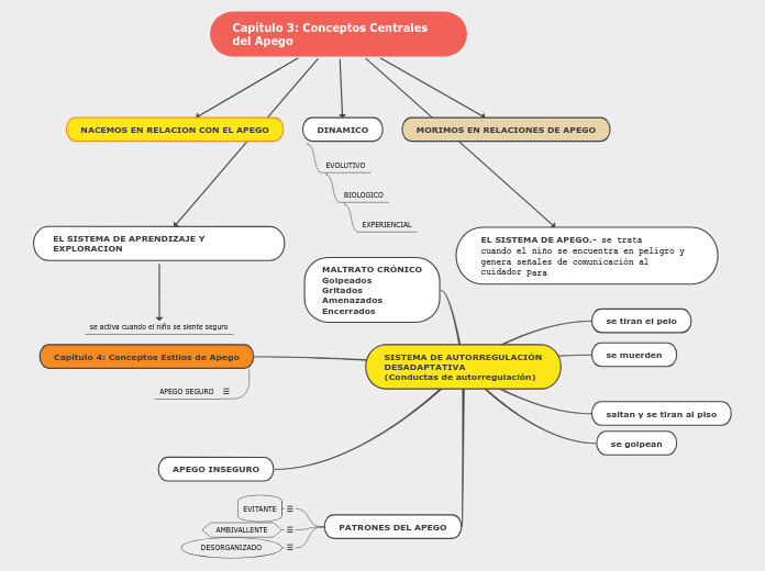 Capítulo 3: Conceptos Centrales del Apego