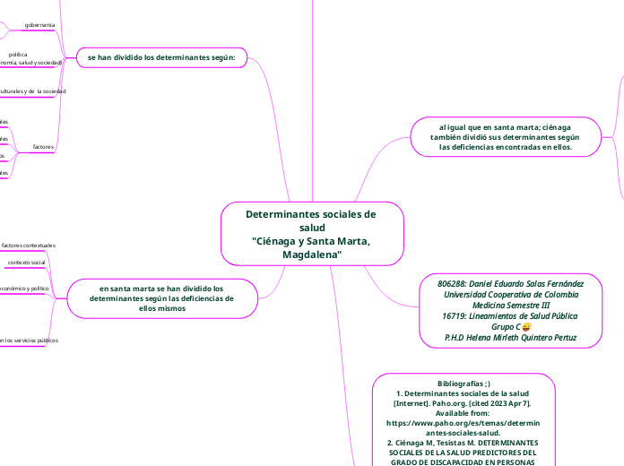 Determinantes sociales de salud
