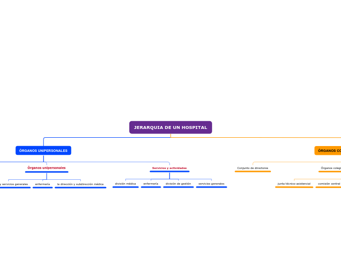 JERARQUIA DE UN HOSPITAL