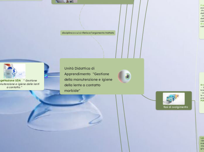 U.D.A.Gestione della manutenzione e igiene della lente a contatto morbide&quot;