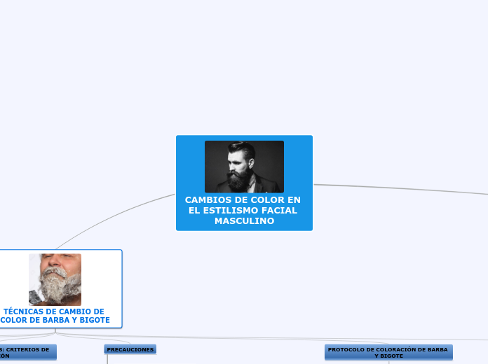 CAMBIOS DE COLOR EN EL ESTILISMO FACIAL MASCULINO