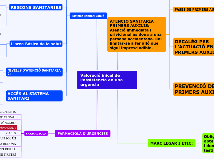 Valoració inical de l'assistencia en una urgencia
