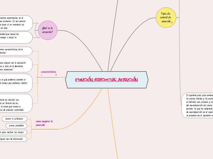 función ejecutiva: atención