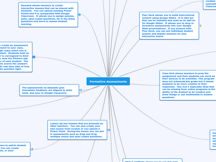 Formative Assessments