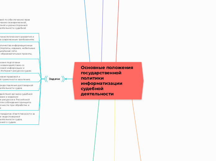 Основные положения государственной политики информатизации судебной деятельности
