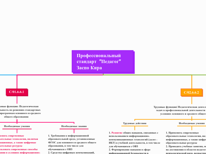 Профессиональный стандарт  "Педагог" Заспо Кира