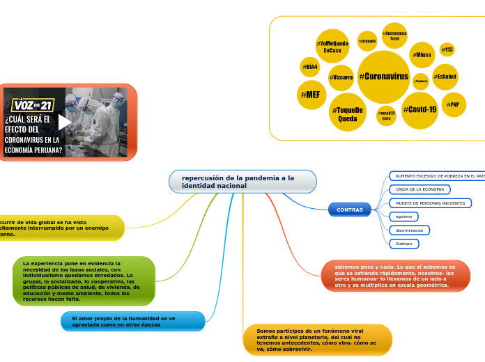 repercusión de la pandemia a la    identidad nacional