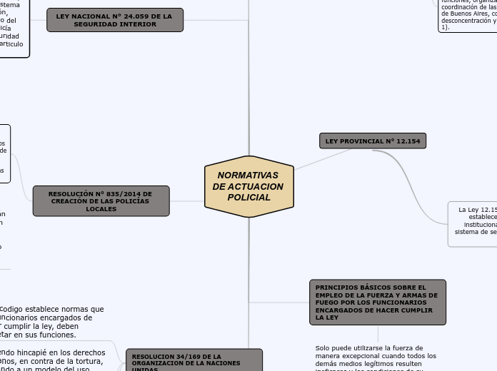 NORMATIVAS DE ACTUACION POLICIAL