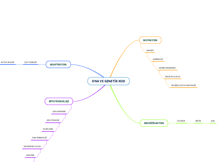DNA VE GENETİK KOD