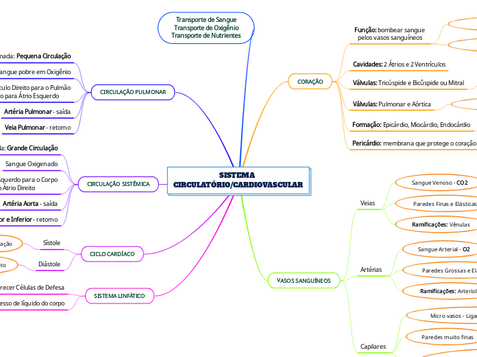 SISTEMA CIRCULATÓRIO/CARDIOVASCULAR