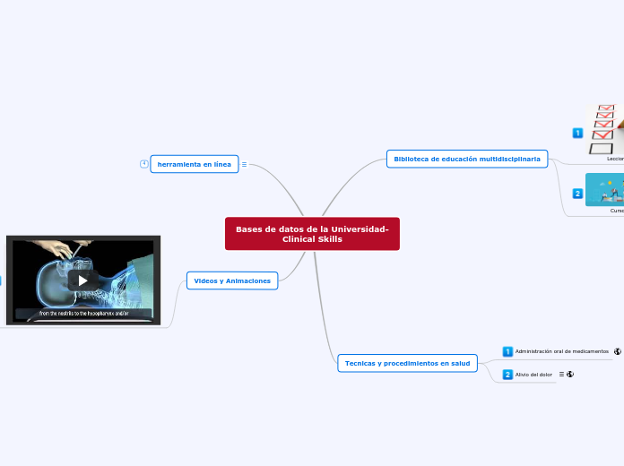 Bases de datos de la Universidad-Clinical Skills
