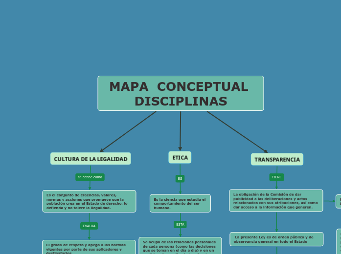 MAPA  CONCEPTUAL DISCIPLINAS