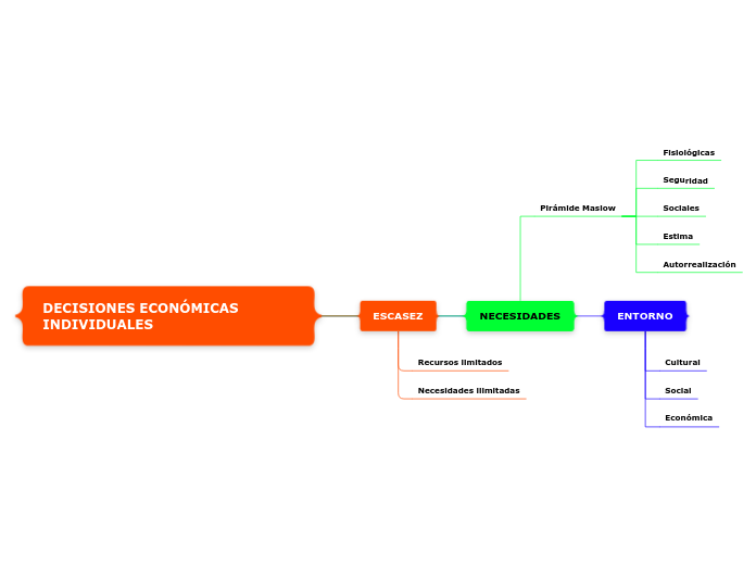 DECISIONES ECONÓMICAS INDIVIDUALES