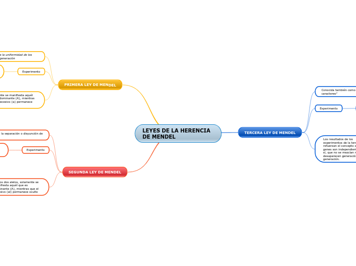 LEYES DE LA HERENCIA   DE MENDEL