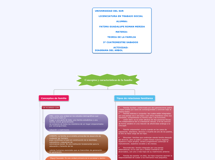 Conceptos y características de la familia