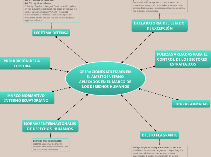 OPERACIONES MILITARES EN EL ÁMBITO INTERNO APLICADOS EN EL MARCO DE LOS DERECHOS HUMANOS