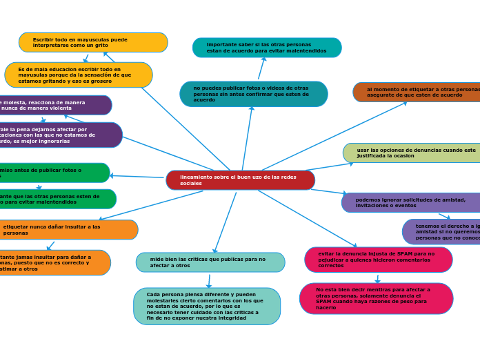 lineamiento sobre el buen uzo de las redes sociales