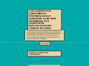 Los Conceptos de Conocimiento, Epistemología y Paradigma, como Base Diferencial en la Orientación  Metodológica del Trabajo de Grado