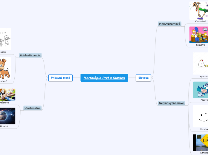 Morfológia PrM a Slovies
