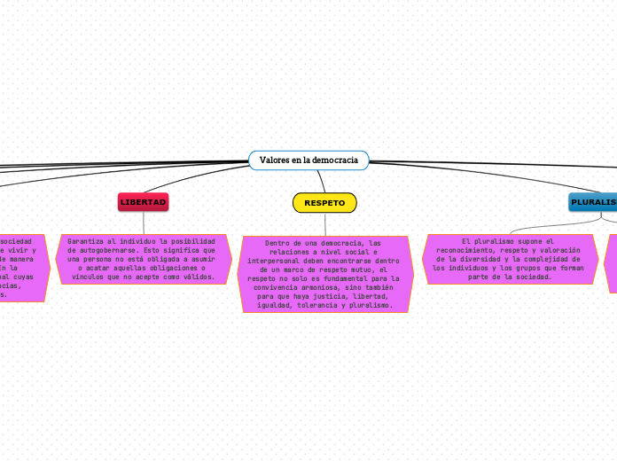 Valores en la democracia