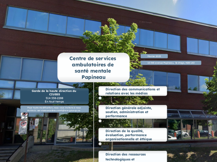 Centre de services ambulatoires de santé mentale Papineau