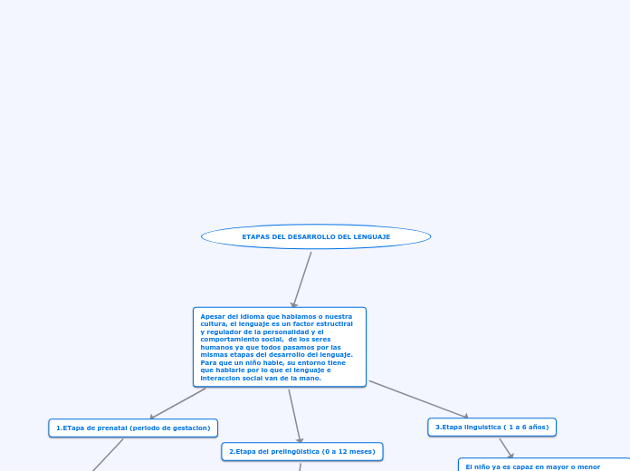 ETAPAS DEL DESARROLLO DEL LENGUAJE