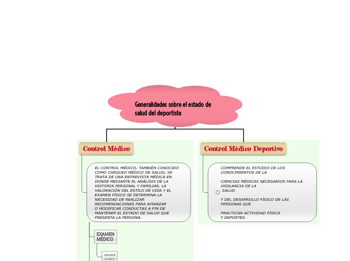 Generalidades sobre el estado de salud del deportista