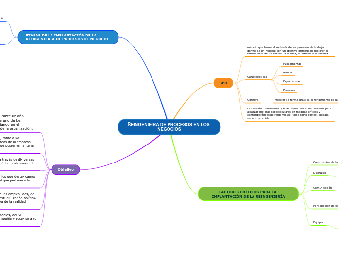 REINGENIEIRA DE PROCESOS EN LOS NEGOCIOS