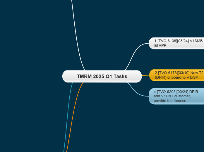 TMRM 2025 Q1 Tasks