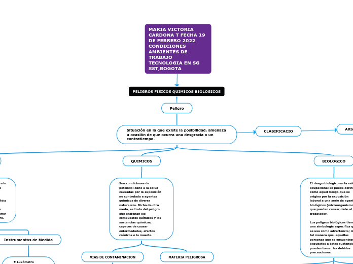 PELIGROS FISICOS QUIMICOS BIOLOGICOS