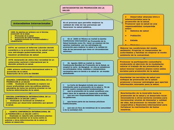 ANTECEDENTES DE PROMOCIÓN DE LA SALUD