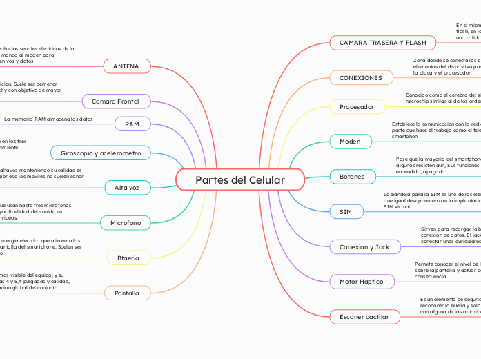 Partes del Celular