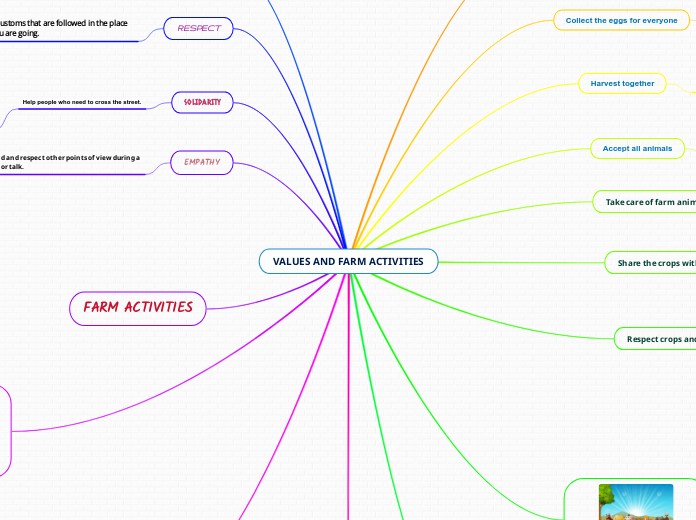 VALUES AND FARM ACTIVITIES