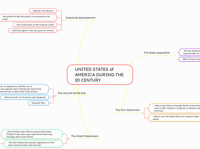 UNITED STATES of AMERICA DURING THE 20 CENTURY