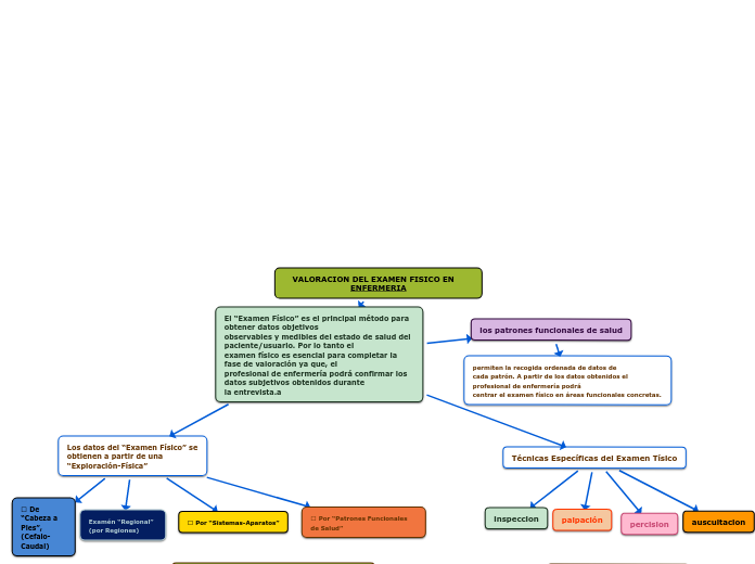 VALORACION DEL EXAMEN FISICO EN    ENFERMERIA