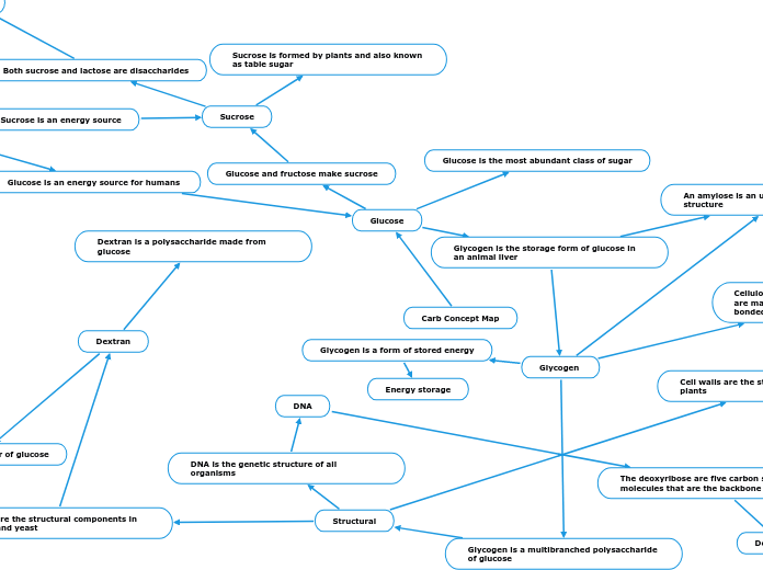 Carb Concept Map