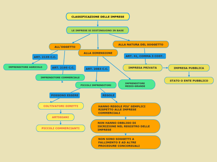 CLASSIFICAZIONE DELLE IMPRESE