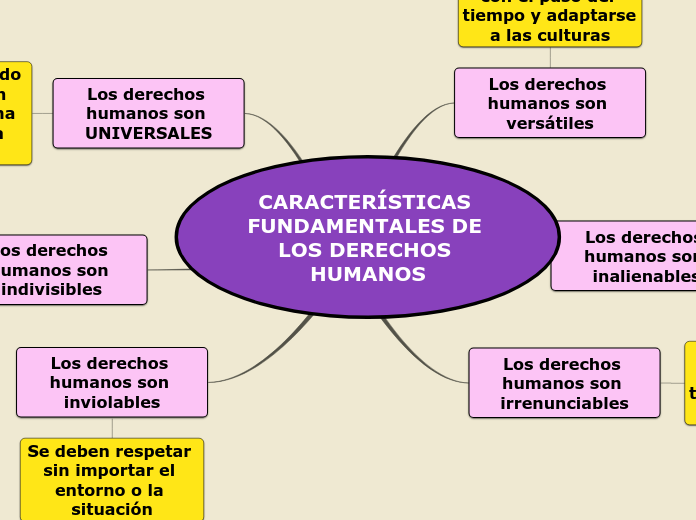 CARACTERÍSTICAS FUNDAMENTALES DE LOS DERECHOS HUMANOS